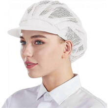 Efficient Kitchen Cooking Hat 3PCS White High Elastic Design Four Seasons Fitting Reusable