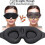 Sleep Eye Mask with Memory Foam Lining, One Size Fits All 4