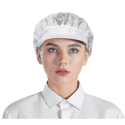 Efficient Kitchen Cooking Hat 3PCS White High Elastic Design Four Seasons Fitting Reusable 1