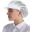 Efficient Kitchen Cooking Hat 3PCS White High Elastic Design Four Seasons Fitting Reusable 3