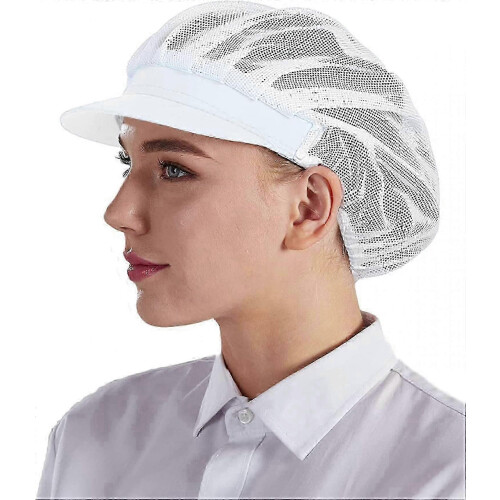 Efficient Kitchen Cooking Hat 3PCS White High Elastic Design Four Seasons Fitting Reusable 2