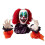 Décorations de clowns à commande électrique, en plastique, référence 7868, décorations pour maison hantée 1