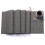 Table Runner Bamboo Texture Heat Insulation PVC Wedding Party Dining Table Runner for Bar--DarkGray 5