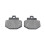 Brake Cushions Low-metallic Material, Suitable for Piaggio Spring and Sprint 150 1