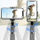 Supporto per video blog mobile, realizzato in lega di alluminio e plastica, con treppiede a scomparsa. 5