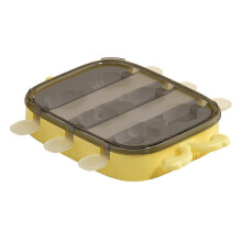 6-fach wiederverwendbare Silikon-Eisformen für Eis am Stiel, leicht zu lösen, selbstgemachtes Eis am Stiel, ideal für Kinder und Erwachsene, gelb
