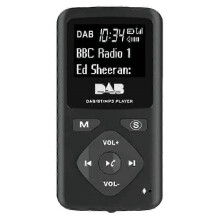 Radio Bluetooth robusta con FM/DAB+, supporto per cuffie da 3,5 mm, autonomia della batteria di 8 ore.