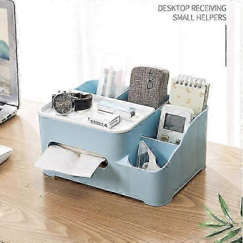Desktop Stationery Storage Tissue Box, Anti-slip and Thickened, Suitable for Multiple Occasions 1