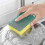 Sturdy 24 Pack Sponge Scrubber Scouring Cushion Efficient Scratch Free Cleaning 3