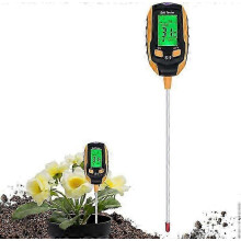 Four-in-one Soil Measuring Instrument, Multi-functional, Measures PH, Temperature, Humidity & Lightweight