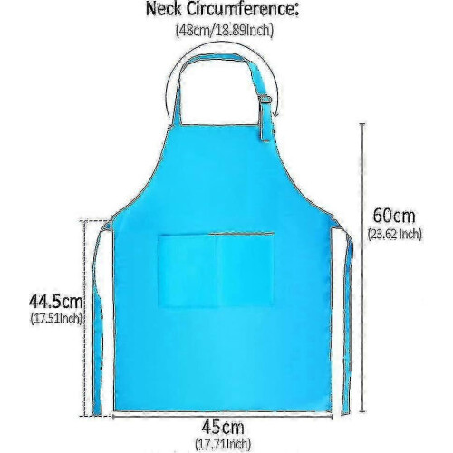 Reliable Children's Cooking Aprons, 5-piece Kit Adjustable, Multi-colored with Practical Pockets 2