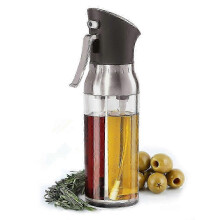 Sturdy Non-stick Oil Dispenser for Cooking, Refillable Olive Oil Mister with Adjustable Seasoning Flow, Leak-proof Silicone Seal