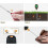 Four-in-one Soil Measuring Instrument, Multi-functional, Measures PH, Temperature, Humidity & Lightweight 2