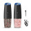 Rechargeable Electrical Salt and Pepper Grinder Kit Automatic Gravitys Grinder Adjustable Coarse-Black 2PCS 1