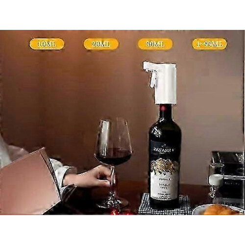 Durable Automatic Wine Dispenser 999ml with Three Silicone Stoppers Fit One-Hand Operation 1