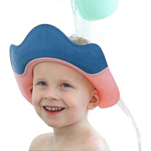 Babydouchemuts, doucheklep, badmuts voor peuters, waterdichte shampoo-muts, verstelbare bescherming.