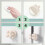 Toothbrush Holder-4 Pcs Toothbrush Holders for Bathroom,Multi-Function Hook Waterproof Self Adhesive Single Toothbrush 3