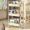 Three-layer Plastic Trolley with Wheels, Spacious Space, a Great Choice for Storing Multiple Items 2