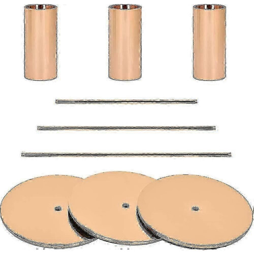 Set di 3 candelabri di diverse dimensioni 2