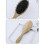 Pente de cerdas de javali para desembaraçar e melhorar a textura do cabelo (redondo) 5