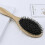 Pente de cerdas de javali para desembaraçar e melhorar a textura do cabelo (redondo) 2