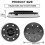 Disco de lixa sobressalente ultrarresistente 492280 de 125 mm (5 polegadas), macio, com 8 furos, compatível com Festool. 5