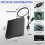 Reliable Floppy Disk Reader, 3.5 Inch External Floppy Disk Drive with USB Type-C, Portable FDD Floppy Disk Dr 3