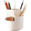 Sturdy Rotating Pen Bracket with 3 Compartments Desk Organizer Creative 1