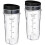 Efficient 16oz Spare Cups for Ninja Qb3001ss Fit Compact Personal Blender, with Lids- 2 Pack 1