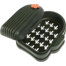 Porte-savon cactus efficace, support pour savon lotus, support en plastique, récipient portable