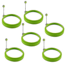 Effizienter Silikon-Eierring, antihaftbeschichtet, Eierkochring, Spiegeleiform oder Pfannkuchenring, antihaftbeschichteter Formring