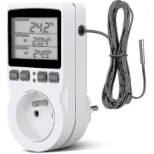 Tomada com controle digital de temperatura, 250V, adequada para diversas aplicações com controle preciso de temperatura. Compatível com 100
