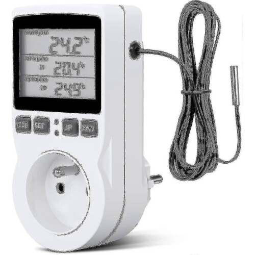 Digital Temperature Control Socket, 250V, Suitable for Multiple Scenarios with Precise Temperature Control Compatible with 100