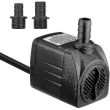 Robuste Tauchpumpe, 25 Watt Leistung, 1500 Liter Fördermenge pro Stunde, extrem leise, zwei Düsen, geeignet für verschiedene Anwendungsbereiche