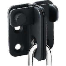 Sliding Door Locks and Hardware Accessory Stainless Steel Matte Black, Sturdy and Durable for Humid Environments