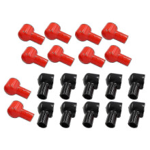 Battery Terminal Protection Covers, Red and Black Combination, 20 Pcs, Anti-Short Circuit and Corrosion, Durable