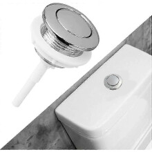 Pulsante di scarico per cassetta WC, 38 mm, resistente, facile da installare e a risparmio idrico
