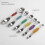 Magnetic Measuring Spoons Kit Stainless Steel Stackable Double Ended Teaspoons Gift 2