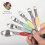 Magnetic Measuring Spoons Kit Stainless Steel Stackable Double Ended Teaspoons Gift 3