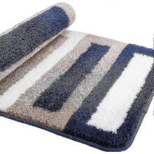 Tapis de bain, 60 x 40 cm, séchage rapide et antidérapant, adapté à de multiples usages.