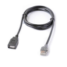 Cabo adaptador de interface USB eficiente para unidade principal de mídia automotiva, compatível com Kia, Hyundai Elantra, Mistra e Tucson.