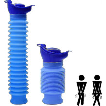 Emergency Urinal, 2-piece Kit Non-toxic, Sealed, Compressible & Easy to Carry