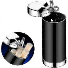 Compatible avec les mini cendriers en métal, peut contenir 6 mégots de cigarettes, coupe-vent et portable