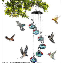 Mangiatoia per colibrì, 1 pezzo, con molteplici punti di alimentazione, trasparente e facile da appendere.