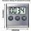 Durable Kitchen Timer, Digital Kitchen Timer Magnetic Countdown Timer with Loud Alarm Stainless Steel Timer for Kitchen Cooking 2