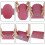 Sturdy Colorful Compatible with Mini Envelopes, 40 Pcs, Eight Colors Available for Customizable Design 3