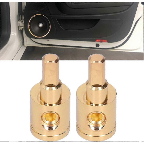 0ga Gold Plated Copper Cord Reducer for Auto Audio Amplifier (2PCS) 2