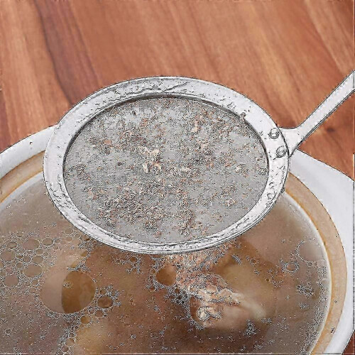 Kitchen Colander Stainless Steel Mesh Colander Strainer Strainer Slotted Spoon Gift 2