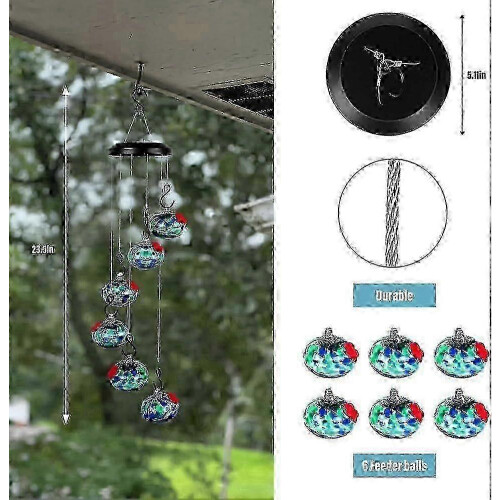 Hummingbird Feeder, 1 Piece, Multiple Feeding Points, Transparent and Easy to Hang 2