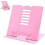 Support de livre robuste en métal rose pour la lecture 1